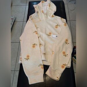Floral Embroidered Hoodie / Carters
